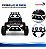 Buggy Elétrico Infantil 12v Preto Com Controle Remoto Som Luz Carrinho Para Crianças A Partir De 3 Anos - Imagem 4