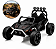 Buggy Elétrico Infantil 12v Preto Com Controle Remoto Som Luz Carrinho Para Crianças A Partir De 3 Anos - Imagem 1
