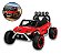 Buggy Elétrico Infantil 12v Vermelho Com Controle Remoto Som Luz Carrinho Para Crianças A Partir De 3 Anos - Imagem 1