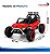 Buggy Elétrico Infantil 12v Vermelho Com Controle Remoto Som Luz Carrinho Para Crianças A Partir De 3 Anos - Imagem 8