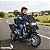 Moto Elétrica Infantil 6v Preta Com Som Luz Farol 3 Bagageiros Bateria Recarregável Para Crianças 3 Anos - Imagem 7