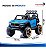 Mini Utv Elétrico Infantil 12v Azul Com Controle Remoto Som E Luz Carrinho Infantil Bateria Recarregável - Imagem 2