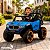 Mini Utv Elétrico Infantil 12v Azul Com Controle Remoto Som E Luz Carrinho Infantil Bateria Recarregável - Imagem 5