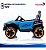 Mini Utv Elétrico Infantil 12v Azul Com Controle Remoto Som E Luz Carrinho Infantil Bateria Recarregável - Imagem 8