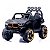Mini Utv Elétrico Infantil 12v Preto Com Controle Remoto Som Luz Carrinho Para Crianças A Partir 3 Anos - Imagem 2