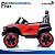 Mini Utv Elétrico Infantil 12v Vermelho Com Controle Remoto Som Luz Carrinho Para Crianças A Partir 3 Anos - Imagem 8