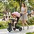 Triciclo Infantil 3 Em 1 Rosa Com Capota Empurrador Assento Gira 360° Reclina Rodas Eva Para Passeio - Imagem 10