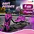 Triciclo Elétrico Drift 350w Rosa 2 Assentos Até 100kg Velocidade 25km/h Com Freio Dianteiro E Luz Led - Imagem 5