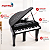 Piano Infantil Musical Com Banquinho Microfone Luz Som Teclado Brinquedo Para Crianças A Partir De 4 Anos - Imagem 5