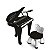 Piano Infantil Musical Com Banquinho Microfone Luz Som Teclado Brinquedo Para Crianças A Partir De 4 Anos - Imagem 2