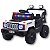 Mini Utv Elétrico Infantil 12v Branco Com Controle Remoto Som Luz Usb Mp3 Até 30kg Para Crianças - Imagem 2