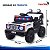 Mini Utv Elétrico Infantil 12v Branco Com Controle Remoto Som Luz Usb Mp3 Até 30kg Para Crianças - Imagem 3