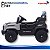 Mini Utv Elétrico Infantil 12v Cinza Com Controle Remoto Som Luz Usb Mp3 Até 30kg Para Crianças - Imagem 8
