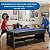 Mesa 4 Em 1 127v Sinuca Bilhar Ping Pong Air Game Jantar Mdf Completa Com Acessórios Para Sala De Jogos - Imagem 9