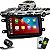 Kit Multimídia 7 CarPlay Android Auto Sem Fio + Câmera de Ré + Moldura Duster Logan Sandero Oroch Captur Kwid 2011/2022 - Imagem 1