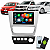 Kit MP5 Multimídia 7 Pol CarPlay Android Auto Sem Fio + Moldura Gol Voyage Saveiro G6 2013 2014 2015 2016 - Imagem 1