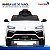 Carrinho Elétrico Infantil Lamborghini Urus Branco 12v Licenciado Controle Remoto Farol Led Luz E Som - Imagem 2