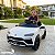 Carrinho Elétrico Infantil Lamborghini Urus Branco 12v Licenciado Controle Remoto Farol Led Luz E Som - Imagem 3