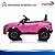 Carrinho Elétrico Infantil Lamborghini Urus Rosa 12v Licenciado Controle Remoto Farol Led Luz E Som - Imagem 11