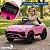 Carrinho Elétrico Infantil Lamborghini Urus Rosa 12v Licenciado Controle Remoto Farol Led Luz E Som - Imagem 3