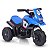 Mini Moto Elétrica Infantil 6v Azul Com Som Frente E Ré Bateria Recarregável Suporta Até 30kg - Imagem 2