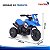 Mini Moto Elétrica Infantil 6v Azul Com Som Frente E Ré Bateria Recarregável Suporta Até 30kg - Imagem 3