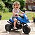 Mini Moto Elétrica Infantil 6v Azul Com Som Frente E Ré Bateria Recarregável Suporta Até 30kg - Imagem 4