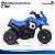 Mini Moto Elétrica Infantil 6v Azul Com Som Frente E Ré Bateria Recarregável Suporta Até 30kg - Imagem 7