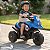 Mini Moto Elétrica Infantil 6v Azul Com Som Frente E Ré Bateria Recarregável Suporta Até 30kg - Imagem 8