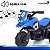 Mini Moto Elétrica Infantil 6v Azul Com Som Frente E Ré Bateria Recarregável Suporta Até 30kg - Imagem 9