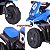 Mini Moto Elétrica Infantil 6v Azul Com Som Frente E Ré Bateria Recarregável Suporta Até 30kg - Imagem 11