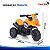 Mini Moto Elétrica Infantil 6v Laranja Com Som Frente E Ré Bateria Recarregável Suporta Até 30kg - Imagem 3