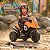 Mini Moto Elétrica Infantil 6v Laranja Com Som Frente E Ré Bateria Recarregável Suporta Até 30kg - Imagem 6