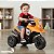 Mini Moto Elétrica Infantil 6v Laranja Com Som Frente E Ré Bateria Recarregável Suporta Até 30kg - Imagem 8
