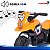 Mini Moto Elétrica Infantil 6v Laranja Com Som Frente E Ré Bateria Recarregável Suporta Até 30kg - Imagem 9