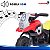 Mini Moto Elétrica Infantil 6v Vermelha Com Som Frente E Ré Bateria Recarregável Suporta Até 30kg - Imagem 9