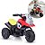 Mini Moto Elétrica Infantil 6v Vermelha Com Som Frente E Ré Bateria Recarregável Suporta Até 30kg - Imagem 1