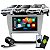 Kit Multimídia 7 Pol CarPlay Android Auto S/ Fio + Câmera de Ré + Moldura Gol Voyage Saveiro G5 2008 2009 2010 2011 2012 - Imagem 1