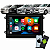 Kit Multimídia 7 Pol CarPlay Android Auto Sem Fio + Moldura Onix Cobalt Spin Prisma 2012 a 2019 Joy 2021 - Imagem 1