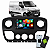 Kit Multimídia 7 Pol CarPlay Android Auto Sem Fio + Moldura Master 2013 2014 2015 2016 2017 2018 2019 2020 2021 - Imagem 1