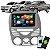 Kit Multimídia 7 CarPlay Android Auto S Fio + Moldura Fiat Palio Siena Fire G2 Strada 1.4 MPI Fire 02/14 - Imagem 1
