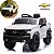 Mini Carro Elétrico Infantil Chevrolet Silverado Branco 12v Licenciado Controle Remoto Luz E Som - Imagem 1