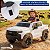 Mini Carro Elétrico Infantil Chevrolet Silverado Branco 12v Licenciado Controle Remoto Luz E Som - Imagem 6