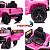 Mini Carro Elétrico Infantil Chevrolet Silverado Rosa 12v Licenciado Controle Remoto Luz E Som - Imagem 11