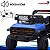 Mini Carro Elétrico Infantil 12v Azul Com Controle Remoto Luz E Som Bateria Recarregável Até 30kg - Imagem 9