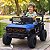 Mini Carro Elétrico Infantil 12v Azul Com Controle Remoto Luz E Som Bateria Recarregável Até 30kg - Imagem 10