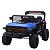 Mini Carro Elétrico Infantil 12v Azul Com Controle Remoto Luz E Som Bateria Recarregável Até 30kg - Imagem 2