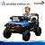 Mini Carro Elétrico Infantil 12v Azul Com Controle Remoto Luz E Som Bateria Recarregável Até 30kg - Imagem 11