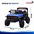 Mini Carro Elétrico Infantil 12v Azul Com Controle Remoto Luz E Som Bateria Recarregável Até 30kg - Imagem 3