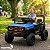 Mini Carro Elétrico Infantil 12v Azul Com Controle Remoto Luz E Som Bateria Recarregável Até 30kg - Imagem 8